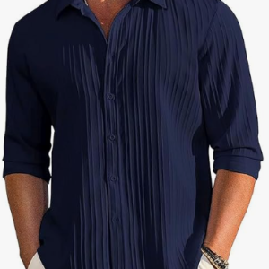 Men's Casual Button Down Shirts Long Sleeve