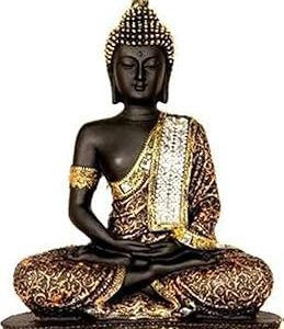 Buddha Statue showpiece Idol Home Decor Items. Sitting Buddha pose, Beautiful Buddha posture